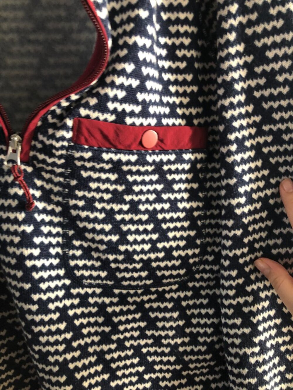Simons Patterned Mens Sweater - Picture 4 of 6